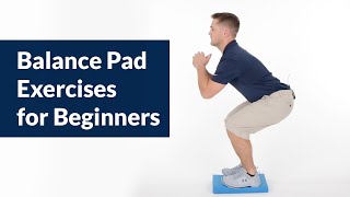 Balance Pad Exercises for Beginners [upl. by Isbel]