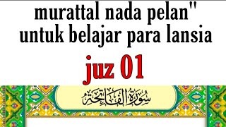 Irama membaca al quran yang mudah di juz 1 juz1 [upl. by Ecidna]