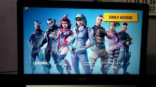 Fortnite on SSD  Acer Aspire A51551g MX150 [upl. by Enaj]