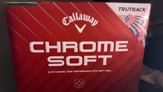 Callaway Chrome Soft golf ball review [upl. by Yvonner738]