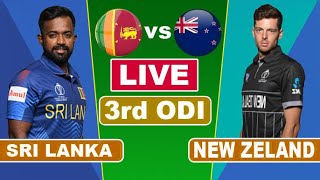 Live SL Vs NZ Match Score Live Cricket Match Today SL Vs NZ 3rd odi 1st innings rain update [upl. by Neetsyrk]