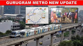 Gurugram Metro update  Metro Projects in Gurgaon  Papa Construction [upl. by Ahtekal]