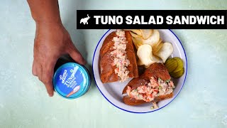 Tuno Salad Sandwich  Made with Loma Linda Tuno  Vegan Recipe [upl. by Mina]