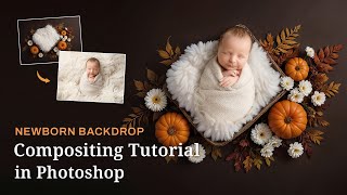 ThanksgivingThemed Backdrop Compositing Tutorial in Photoshop  StepbyStep [upl. by Neras]