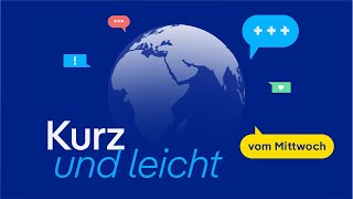 Deutsch lernen mit Videos  Kurz und leicht vom 30102024 mit deutschen Untertiteln [upl. by Konopka]