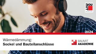 Baumit OnlineSchulung 2024  Sockel und Bauanschlüsse [upl. by Chyou473]