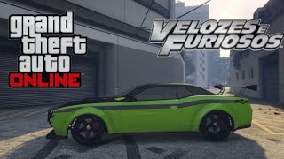 DODGE CHALLENGER SRT DA LETTYS Velozes e Furiosos  GTA ONLINE [upl. by Cormack]