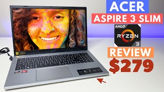 Acer Aspire 3 Slim Laptop Review  AMD RYZEN 37320U [upl. by Aihsened403]