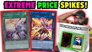 EXTREME PRICE SPIKES GOING HARD  YuGiOh Market Watch [upl. by Jourdan90]