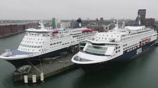 DFDS DK Maskinrummet på Crown Seaways [upl. by Thornton]