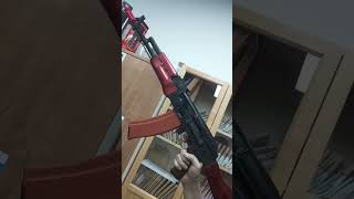 ghk系统，AK74n冷媒 airsoft pewpew toys automobile tactical nerf airsoftgun edc wood warzone [upl. by Abbot]