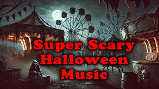 Super Scary Halloween Music 🎃 Frightening Halloween Music with Abandoned Amusement Park Atmosphere [upl. by Pansy]