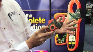 Planet Extech at NECA EX623 True RMS Clamp Meter [upl. by Checani397]