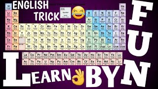 Learn  Memories full periodic table fastly funny amp easily trick inEnglish 2021 [upl. by Aihsoem]