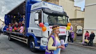 Wirksworth carnival parade May 26th 2024 [upl. by Einnaf]