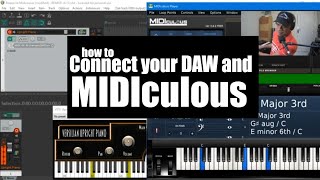 How to connect Reaper and MIDIculous [upl. by Trish495]