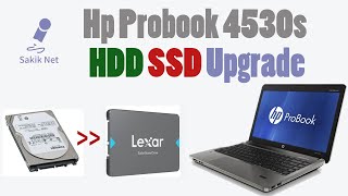 Hp Probook 4530C HDD SSD Upgrade [upl. by Zinnes81]