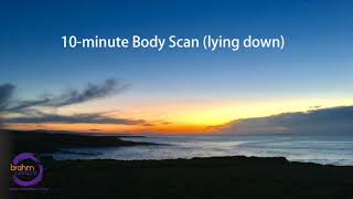 10min Body Scan Lying Down Mindfulness Practice  Angie Chew [upl. by Pasho]