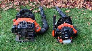 Echo PB265l Vs Echo PB500T Leaf Blower Comparison [upl. by Wagstaff]