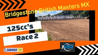 Bridgestone British Masters MX 2024 Round 3 Hawkstone Park 125cc Race 2 [upl. by Anabal]