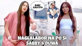 NAGLALABOR NA PO SI SABBY amp DUWA 😱😰😭 sabbyandsophia kimtwins yabby [upl. by Wicks610]