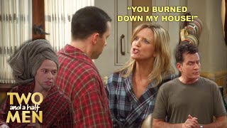 Charlie I Burned the House Down  Two and a Half Men [upl. by Ciredor]