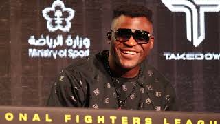 Francis Ngannou vs Renan Ferreira  PFL Battle of the Giants Press Coference Highlights [upl. by Ambrosia]