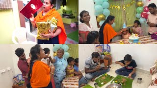 Birthday Celebration  இப்படி எல்லாரும் சேந்து Celebrate பண்ற சந்தோசமே வேற  MrsAbi [upl. by Sihunn343]