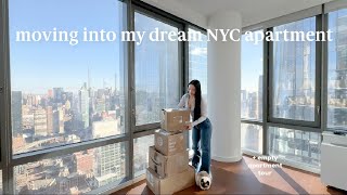 moving into my dream NYC apartment empty apartment tour amp living alone [upl. by Supen]