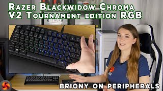 Razer Blackwidow Chroma V2 Tournament edition – Tenkeyless Keyboard Review [upl. by Deena]