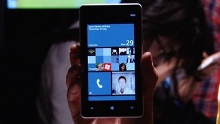 Nokia Lumia 820 Hands on Preview Windows Phone 8 Demo [upl. by Dosia]