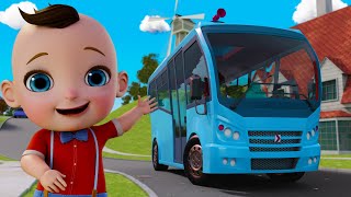 Wheels On The Bus Goes Round and Round  BabaSharo TV  Kids Songs [upl. by Leitao]