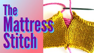 Mattress Stitch [upl. by Zetnauq]