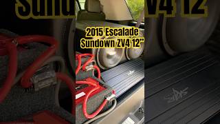 Sundown ZV4 12s subwoofer caraudioinstallation sundownaudio smd basshead soundcompition hz [upl. by Gelya]