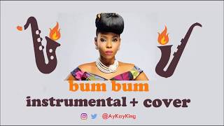 Yemi Alade Bum Bum Instrumental Cover saxophone remix afrobeat dancehall beat bumbumchallenge [upl. by Hosbein]