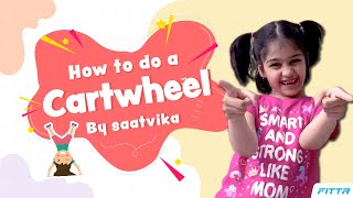 Kids Fitness Exercise  Cartwheel Tutorial  Fittr Kids [upl. by Hafital]