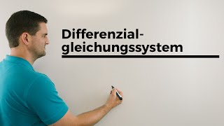 Differenzialgleichungssystem mit Eigenvektoren Eigenwerten lösen  Mathe by Daniel Jung [upl. by Abroms]