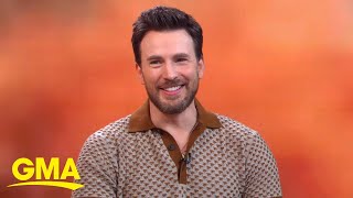 Chris Evans talks about new movie ‘Ghosted’ l GMA [upl. by Donela]