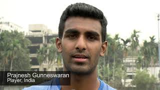 Prajnesh Gunneswaran  Join The Davis Cup Force on DD Sports [upl. by Annawat404]