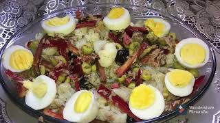 Salade de choufleur سلطة الشفلور قرنبيط [upl. by Weide3]