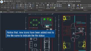 CAD File amp Layout Tab Bar in GstarCAD 2025 [upl. by Ocramed215]