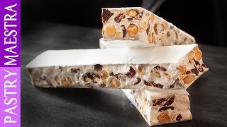 How To Make Nougat Soft Nougat  Pastry Maestra [upl. by Rhiana]