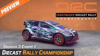 PREVIEW Diecast Rally Championship Season3 Episode 1 [upl. by Bailar]