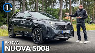 Peugeot 5008 2024 🇫🇷 La PROVA del SUV a 7 posti [upl. by Llewen344]