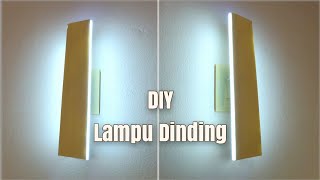 Cara Membuat Lampu Dinding dari Akrilik Bekas  DIY Night Lamp [upl. by Carin430]