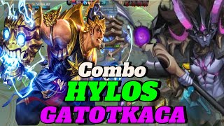 COMBO HYLOS GATOTKACA‼️AUTO VICTORY🔴hylos gameplay [upl. by Arrad]