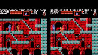 Lets Play Castlevania III Draculas Curse 07a  Stage 5 Sypha Region Differences [upl. by Intihw]