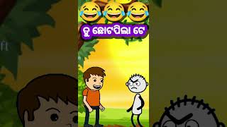 ତୁ ଛୋଟପିଲା ଟେ🤣 odia cartoon comedy funny comedy short [upl. by Kristianson381]