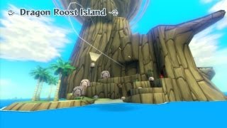 The Legend of Zelda The Wind Waker HD  Dragon Roost Island First Visit Playthrough [upl. by Katrinka]