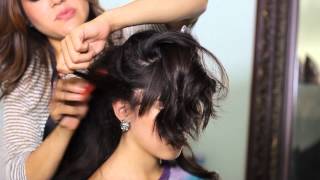 How to Do a Beehive Ponytail  Tress to Impress [upl. by Cristoforo]